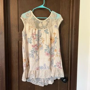 Floral short sleeve
